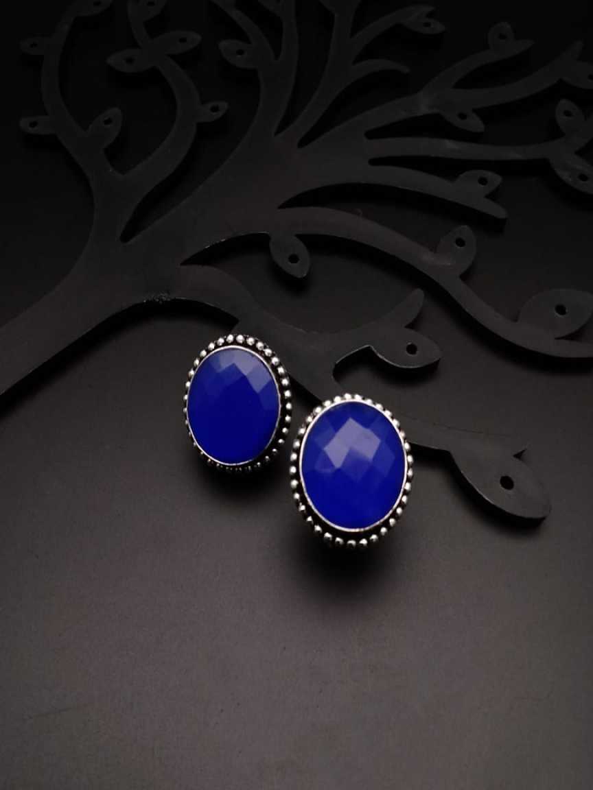 EARRINGS IN OXYDIZED POLISHED STYLE | DESIGN - 61014